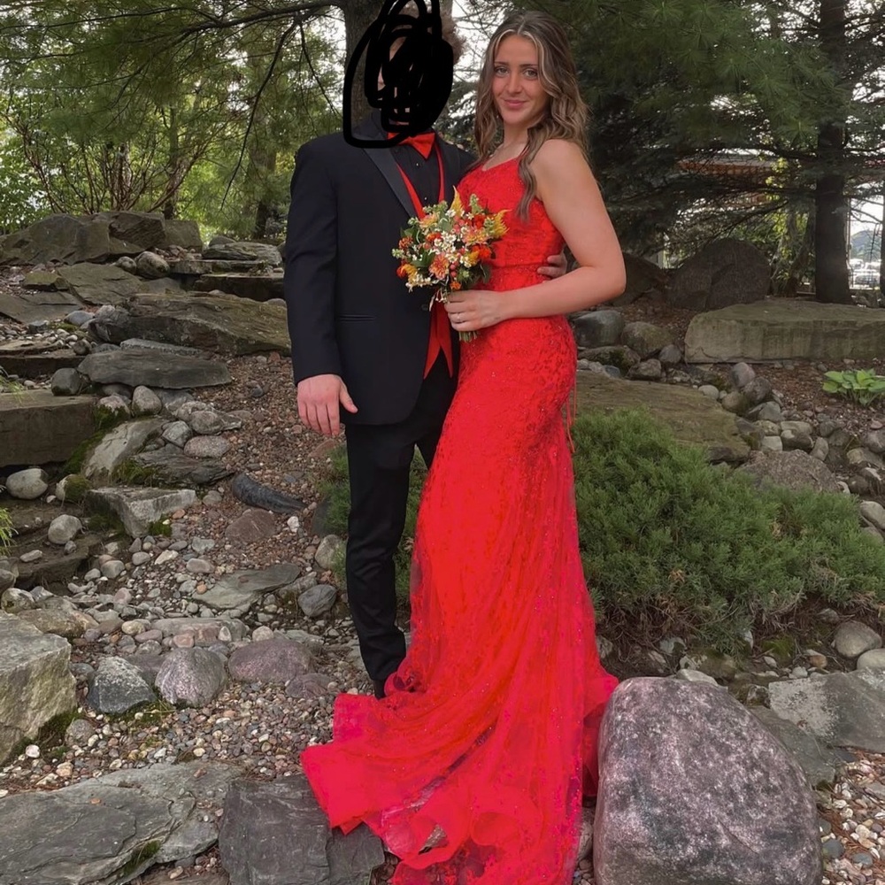 Ellie Wilde Red Prom Dress